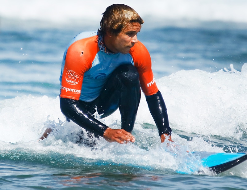 Monitor surfeando en loredo
